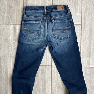 AEO High Rise Jegging | Denim Fade | Size 0 R